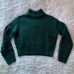 Forest Turtle Neck Sweater
